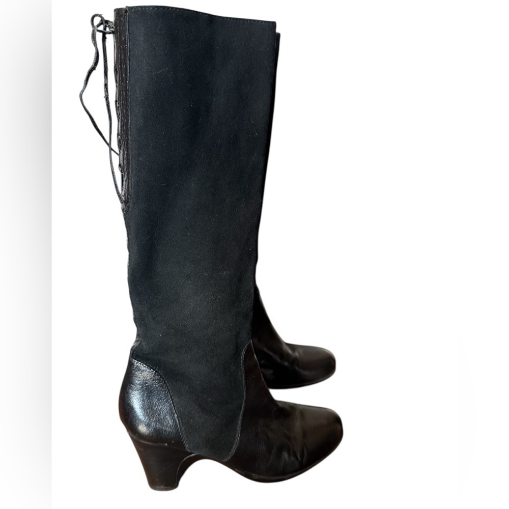 Naturalizer N5 Comfort Milano Black Tall Boots-Size 8